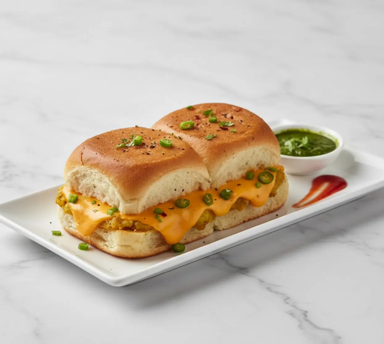 Veggie delight Maggi noodles at Gully BBites Calgary